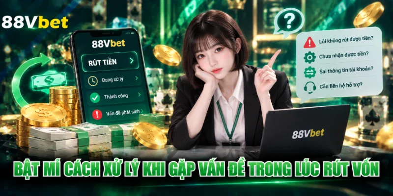 Bật mí cách xử lý khi gặp vấn đề trong lúc rút vốn